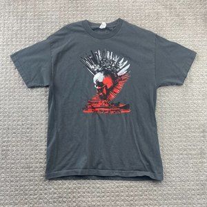 The Expendables 2 Promo Shirt Men Large Gray Movie Promotion Graphic T-Shirt AAA